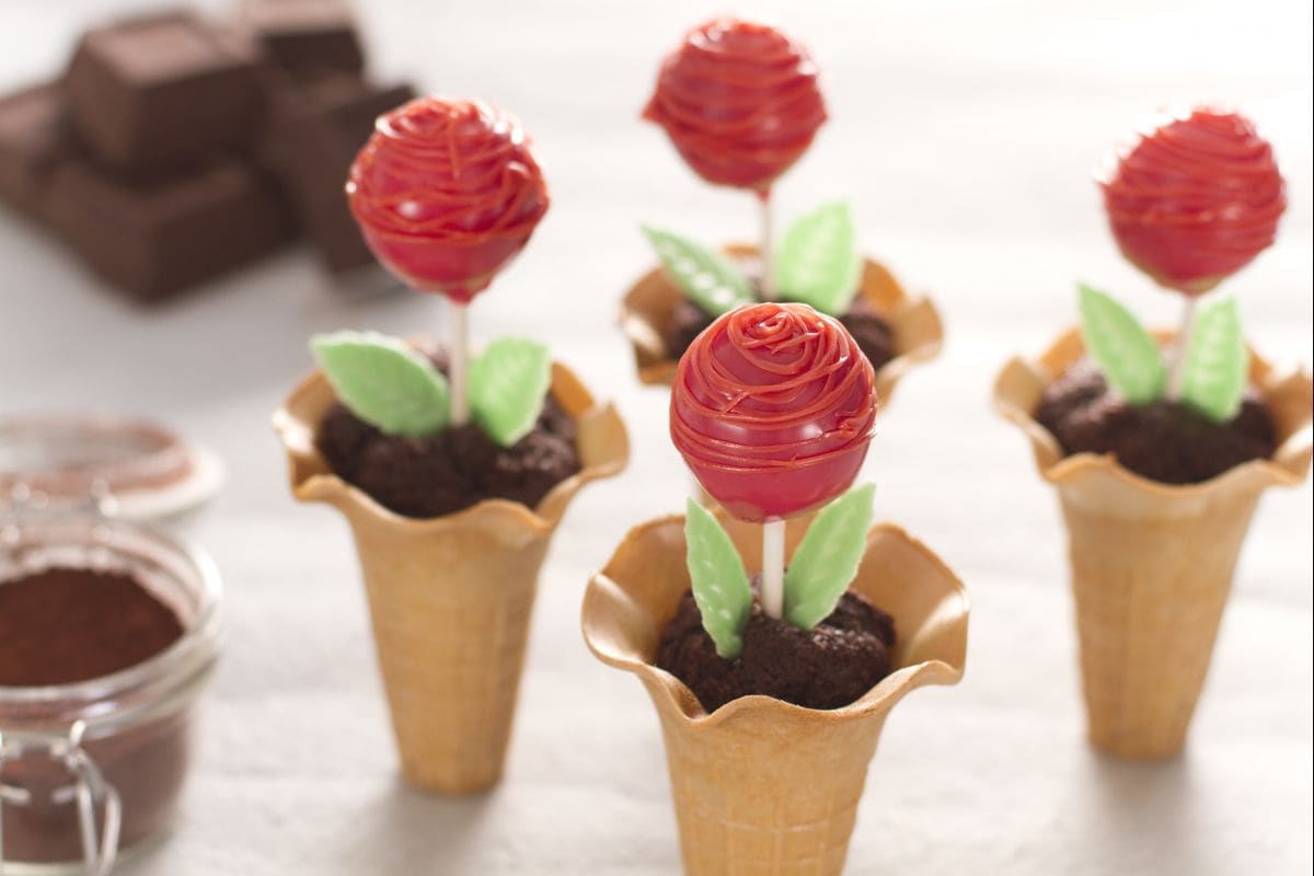 Cake pops rosinhas