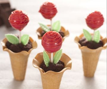 Cake pops rosinhas