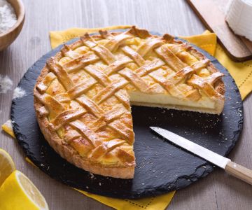 Torta de ricota com limão