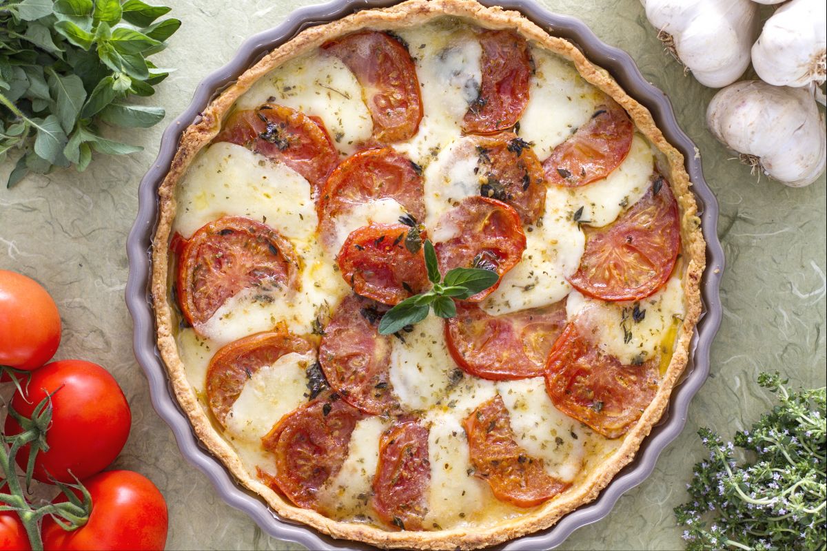 Tarte de tomates caramelizados