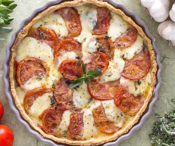 Tarte de tomates caramelizados