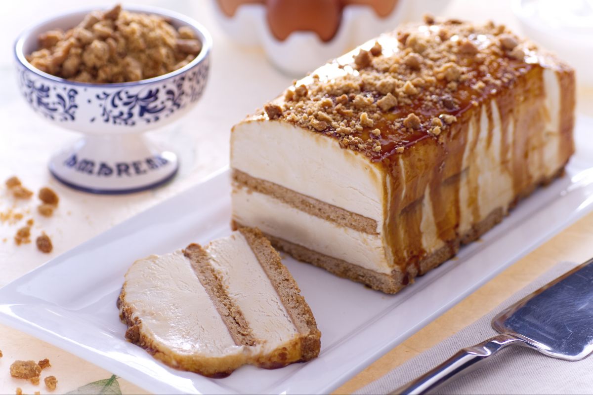 Semifreddo de caramelo salgado