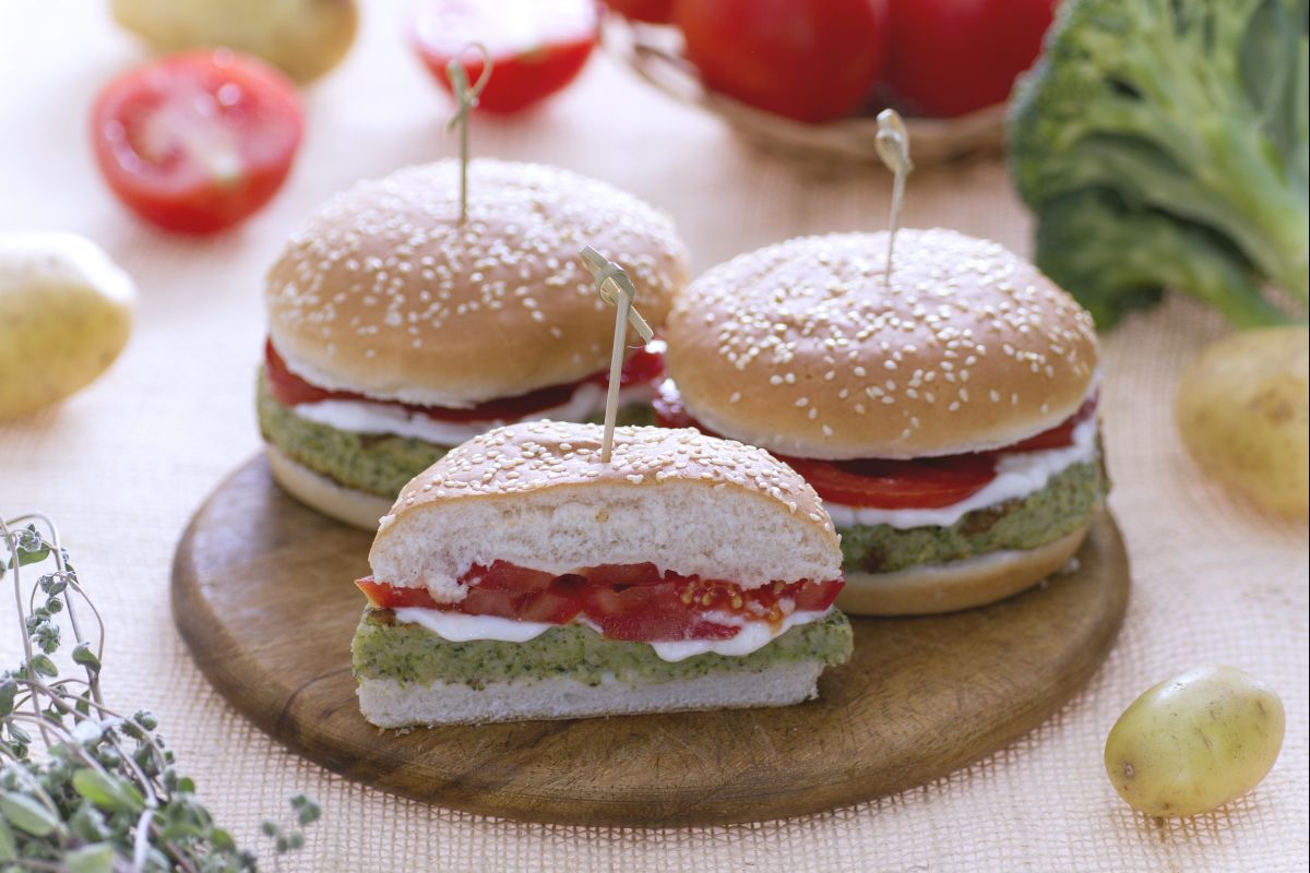 Burger de brócolis