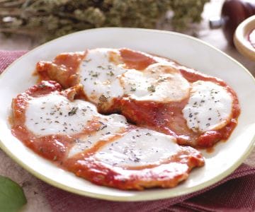 Escalopes de vitela à pizzaiola