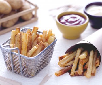 Batatas fritas à belga