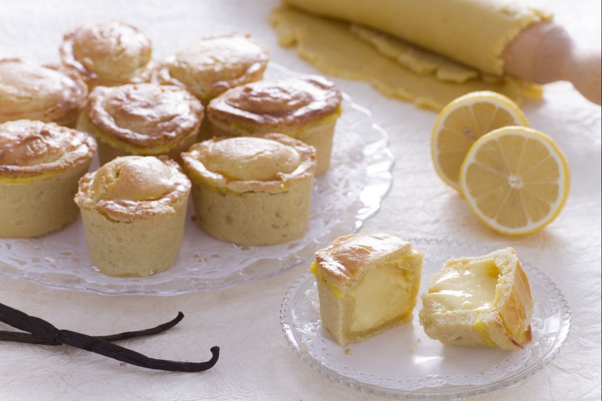 Pasticciotti ricotta e creme de limão