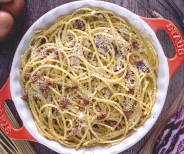 Carbonara ao forno