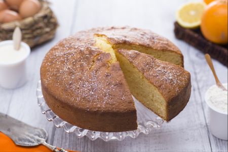 Bolo 7 potes de frutas cítricas