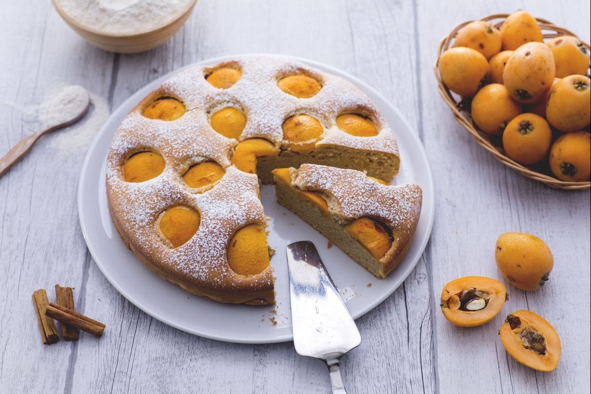 Torta de nêsperas