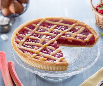Torta de ruibarbo