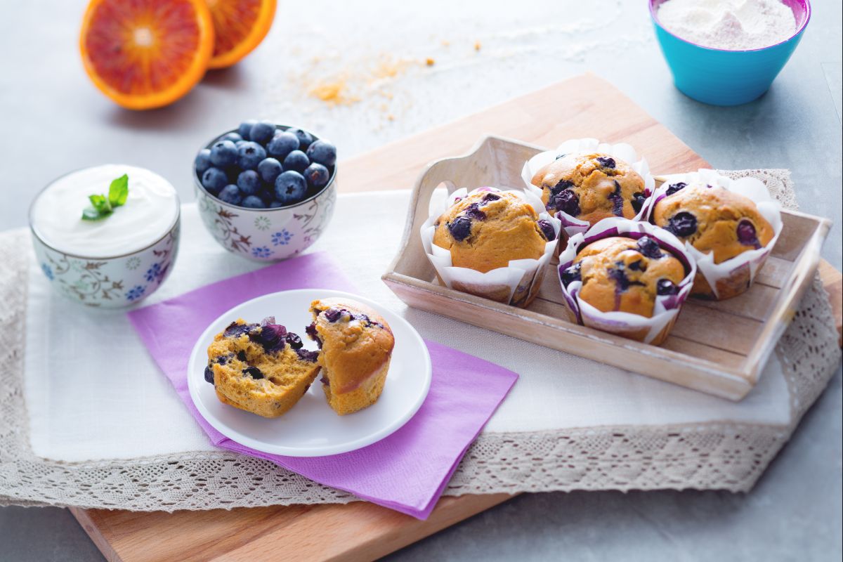 Muffin de espelta