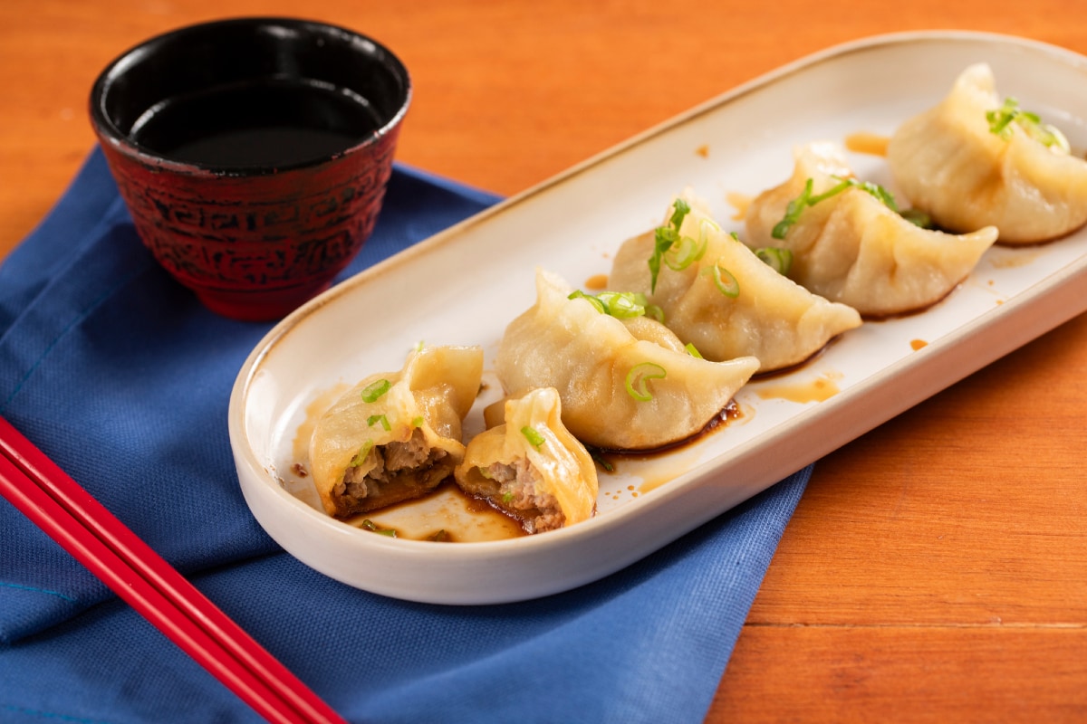 Ravioli de carne japoneses (Gyoza)