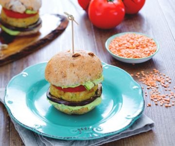 Hambúrguer de lentilhas