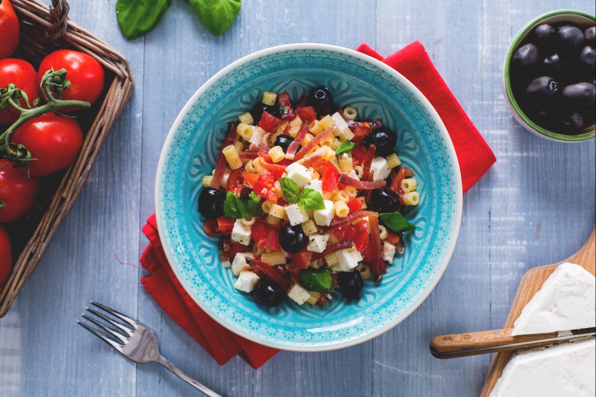 Salada de massinha sem glúten
