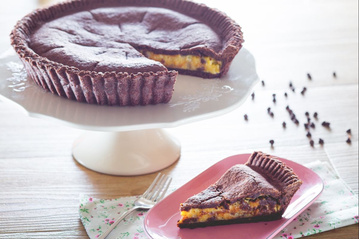 Pizza doce de cacau