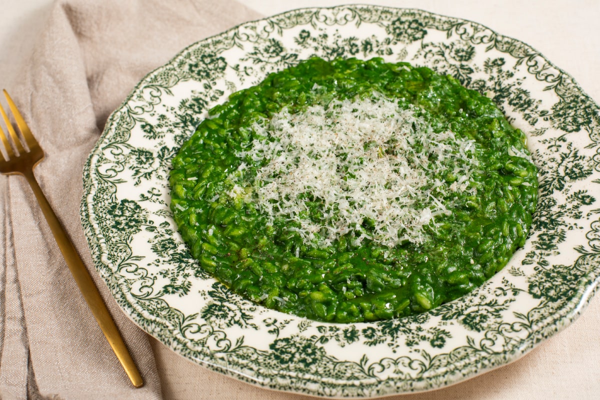 Risoto de urtigas