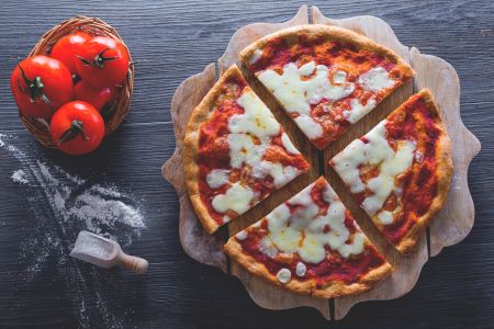 Pizza com farinha integral