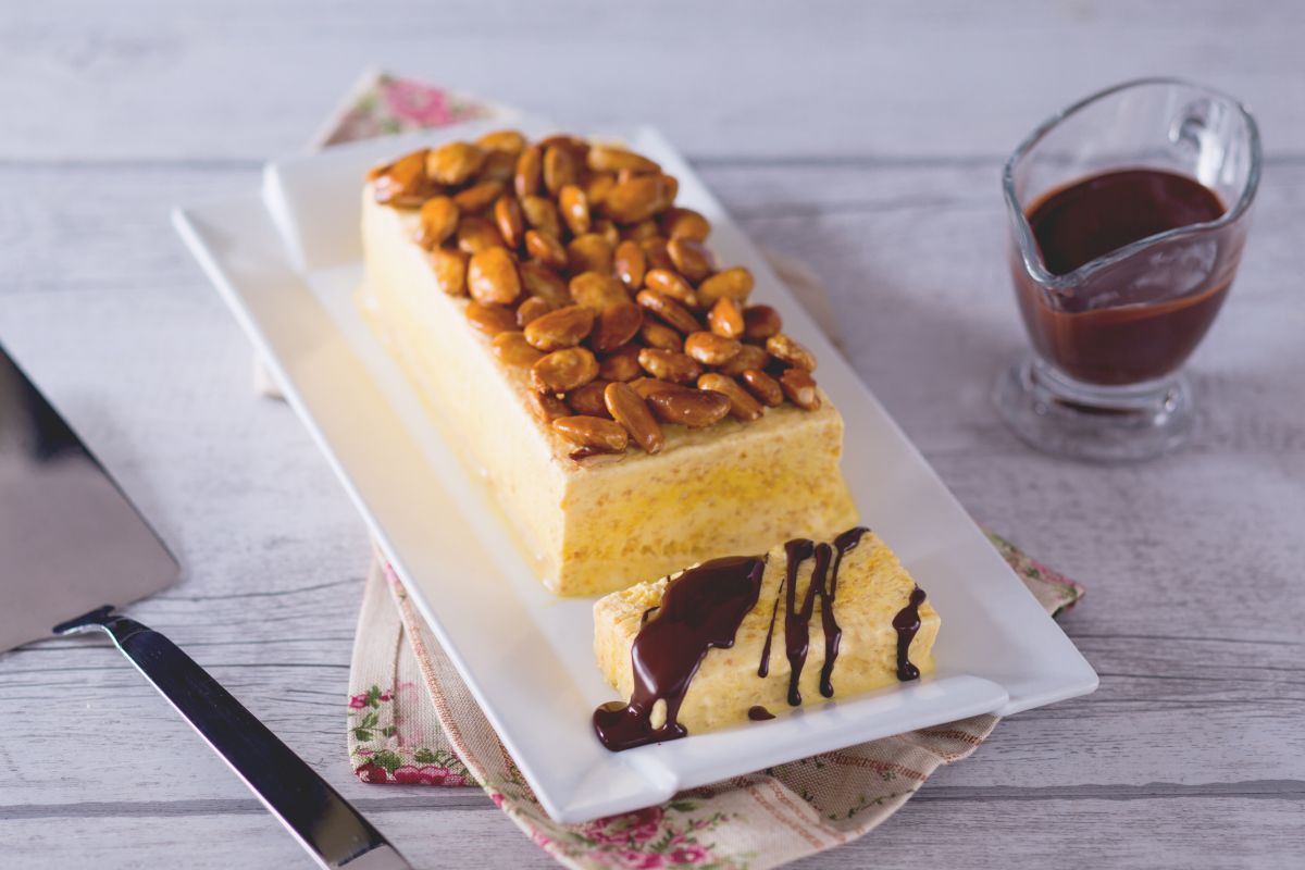 Parfait de amêndoas