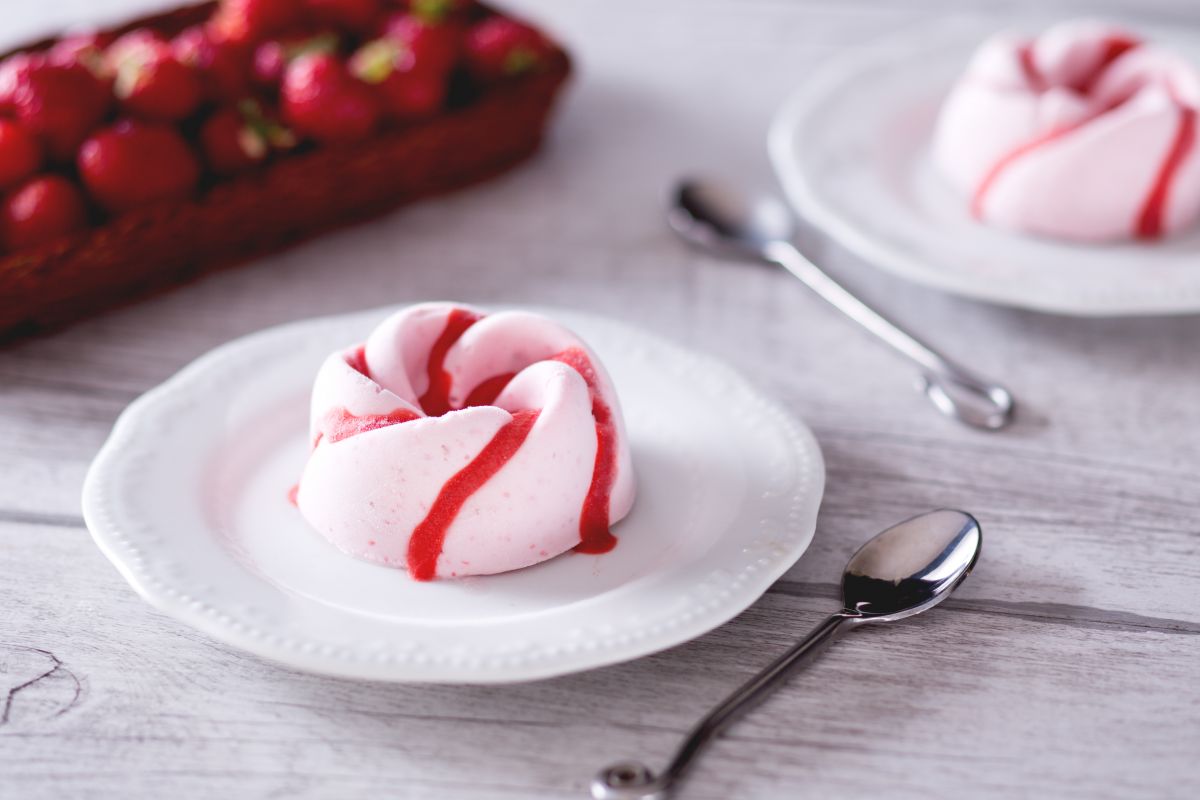 Semifreddo de morango