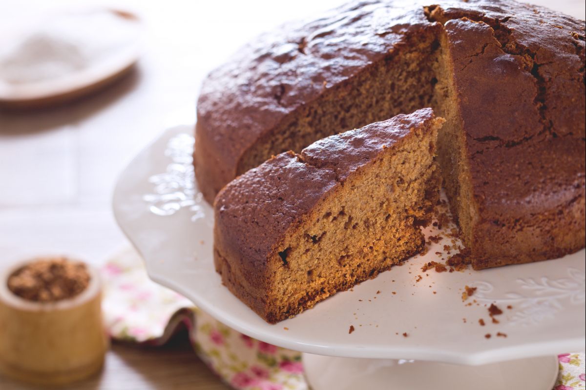 Torta com farinha integral