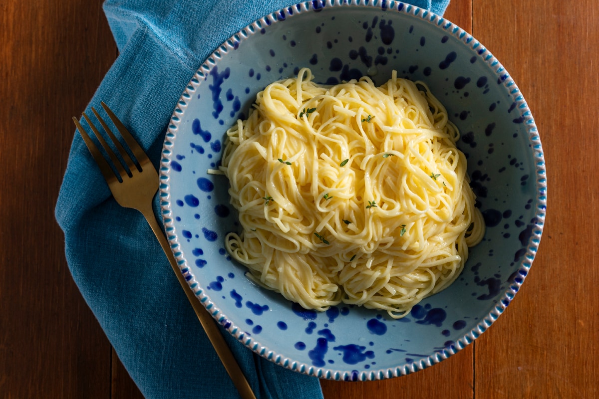 Tagliolini ao limão