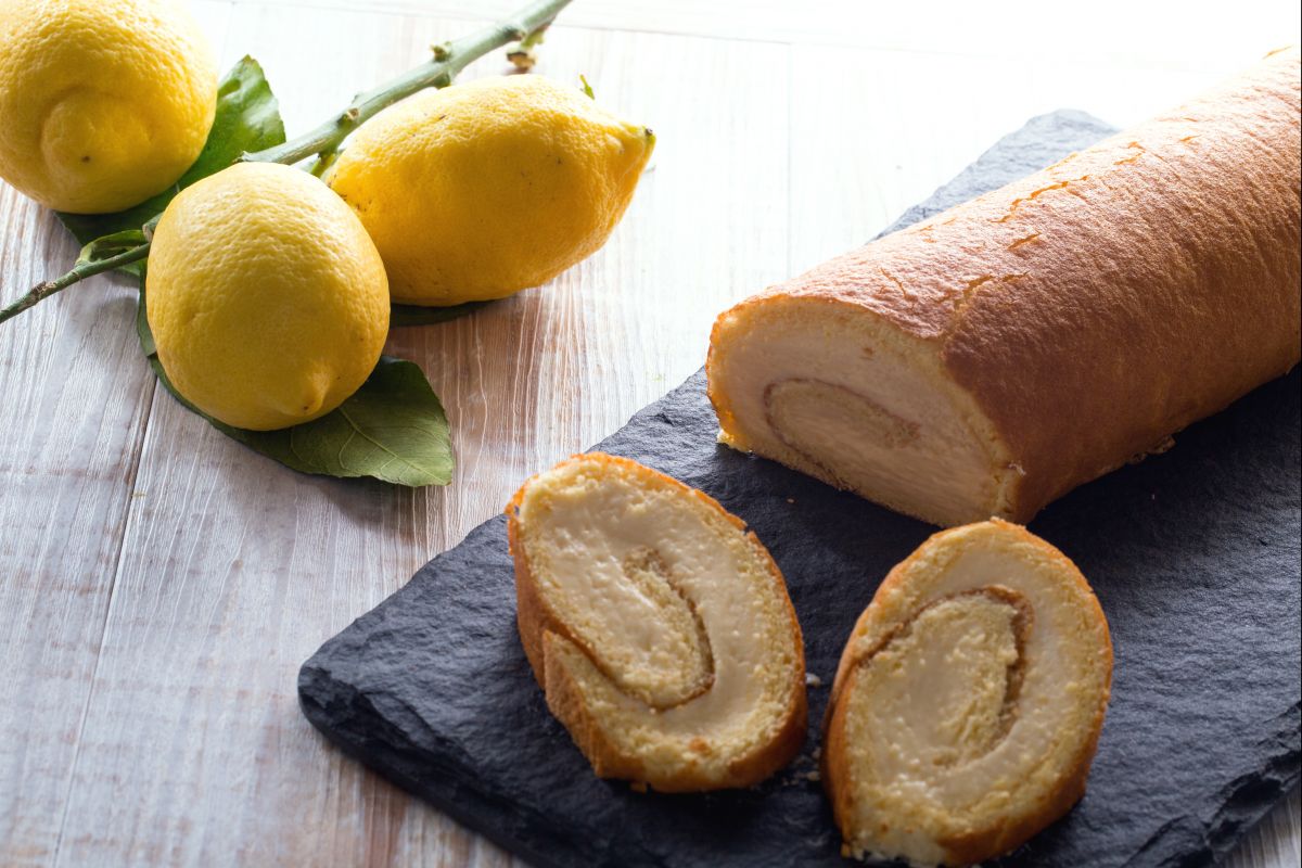 Rocambole de limão
