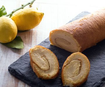 Rocambole de limão