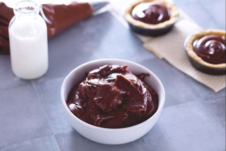 Ganache de chocolate ao leite