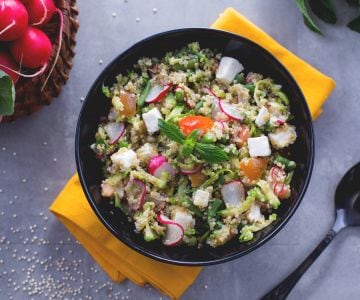 Salada de quinoa