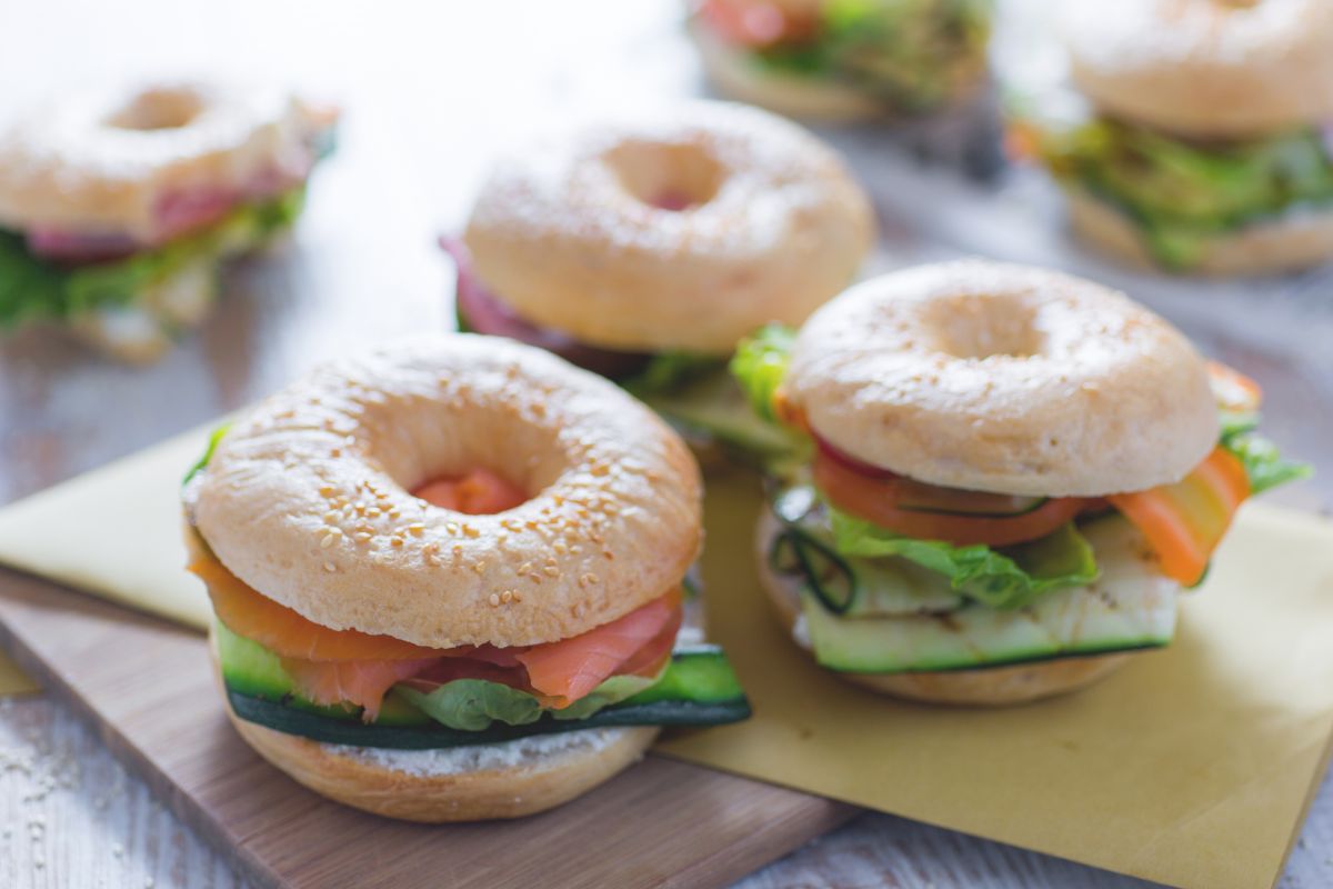 Bagel recheado