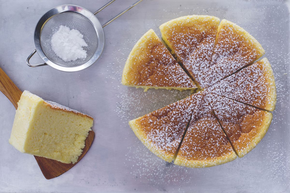 Cheesecake japonesa