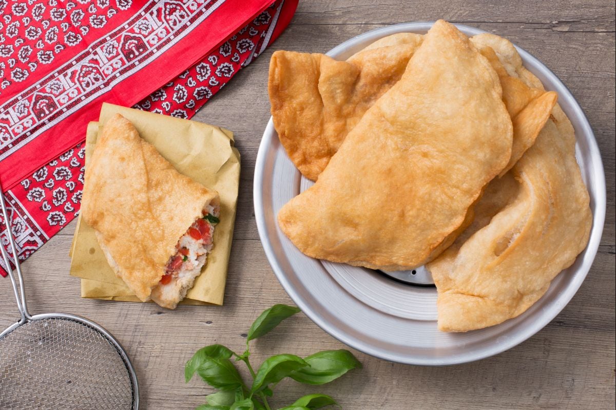 Pizza frita