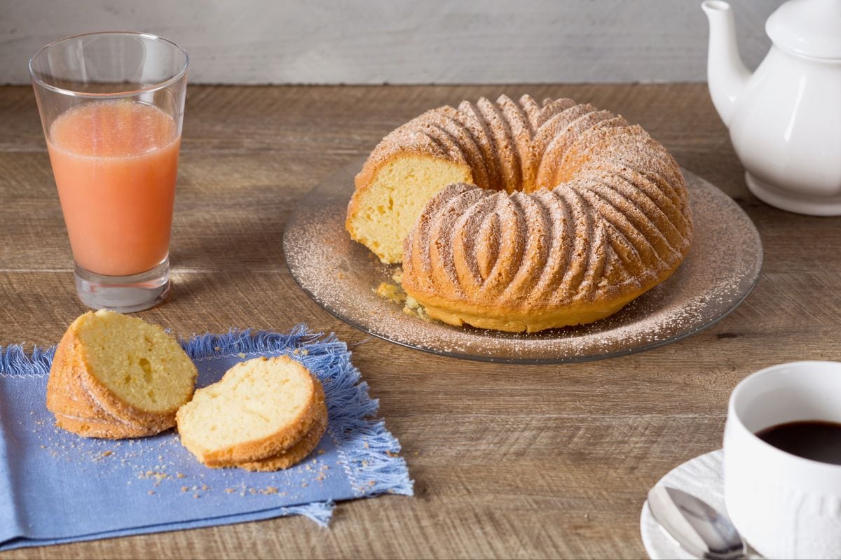 Bolo de manhã