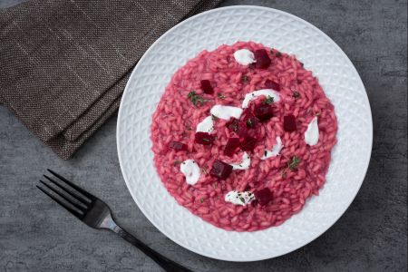 Risoto de beterraba