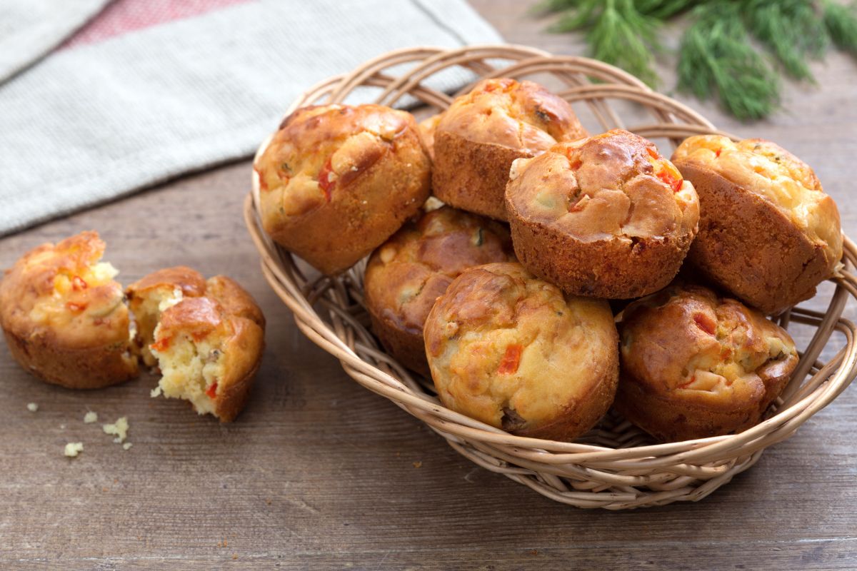 Muffin de pimentão