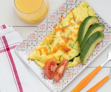 Omelete de verduras