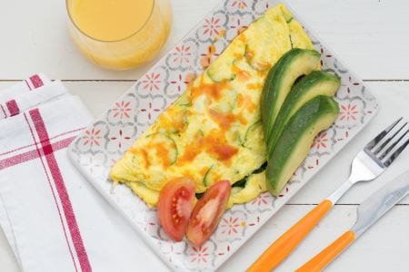 Omelete de verduras