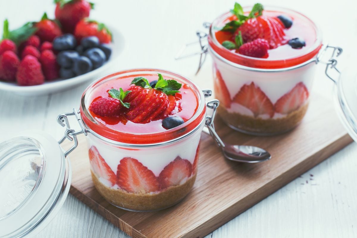 Cheesecake no potinho