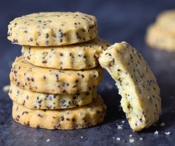 Biscoitos com sementes de chia