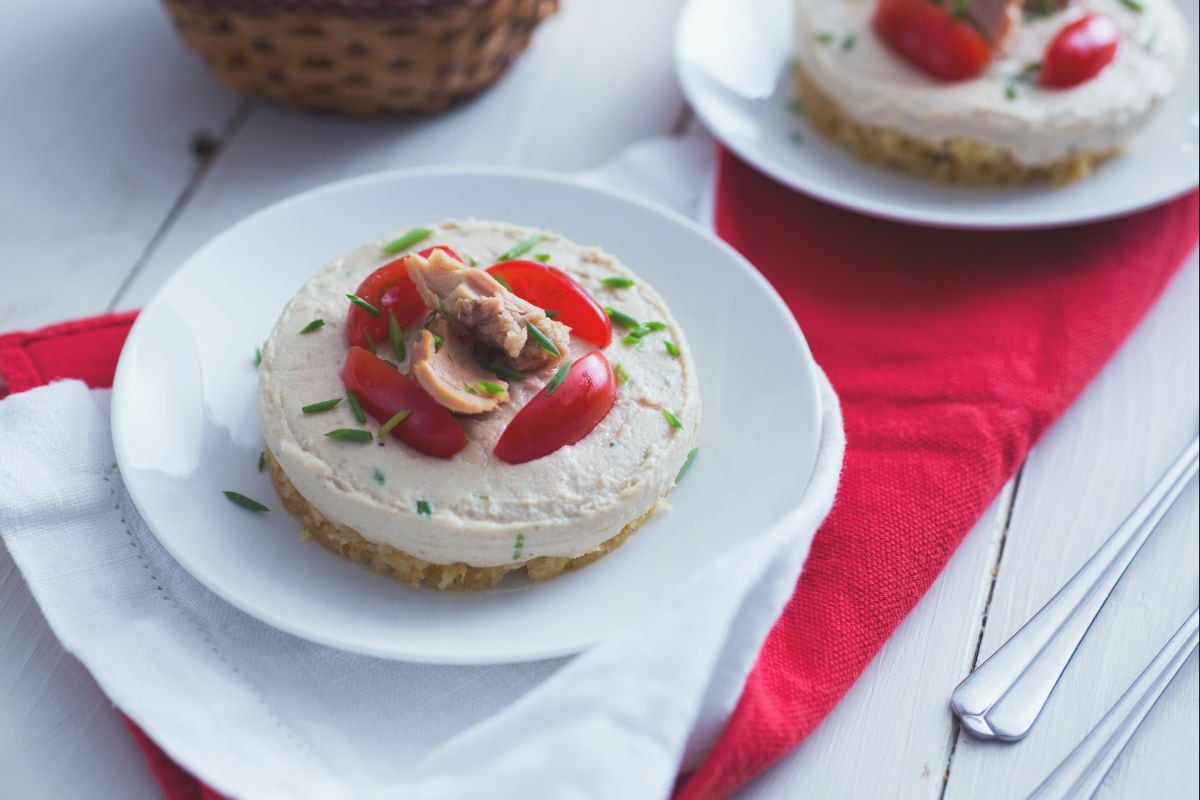 Cheesecake de atum