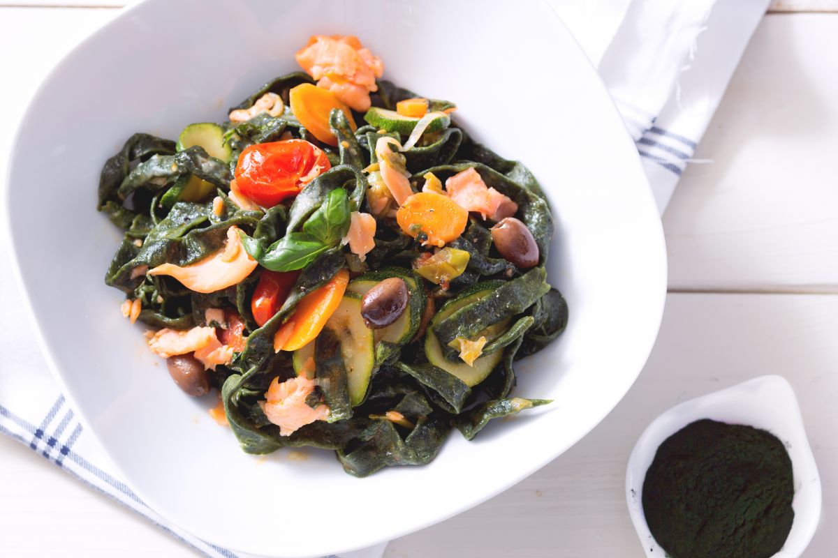 Pasta de spirulina