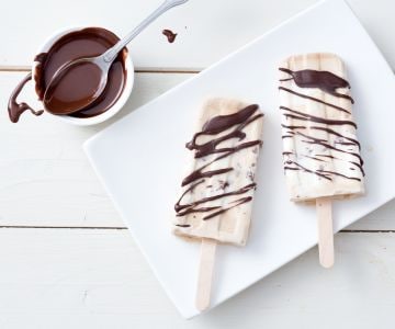 Sorvete de creme e café