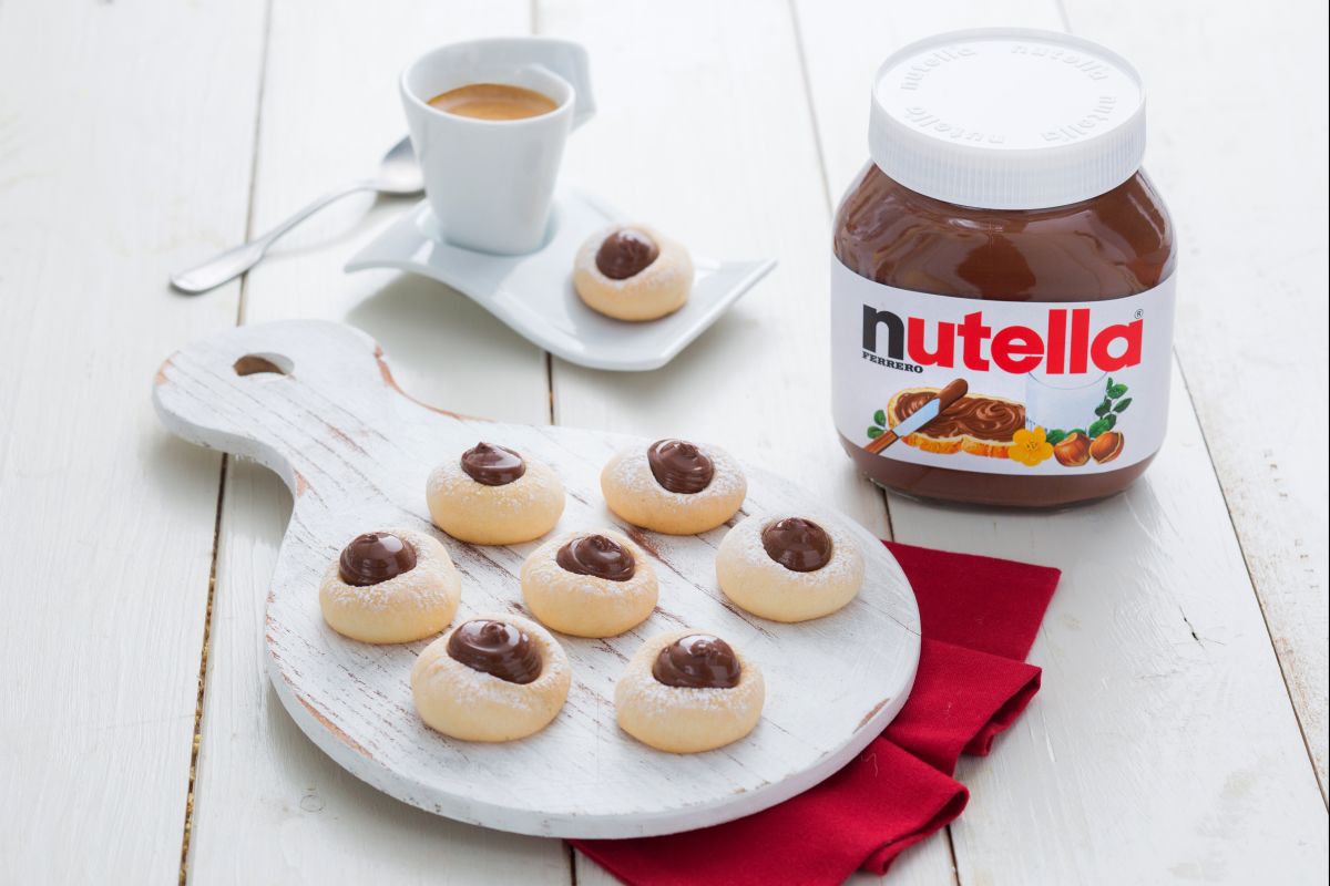 Biscoitinhos de arroz com Nutella®