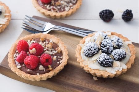 Tortinhas veganas