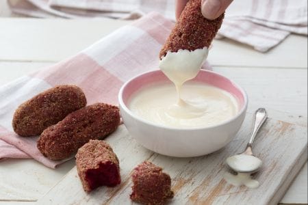 Croquetes de beterraba