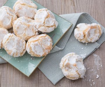 Biscoitos de pasta de amêndoas