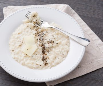 Risoto cacio e pepe
