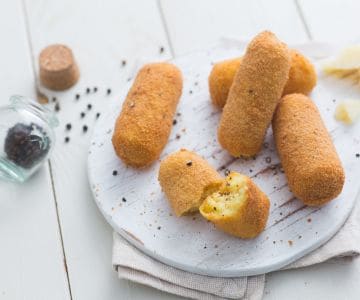 Croquetes cacio e pepe