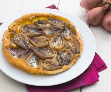 Tarte Tatin de chalotas