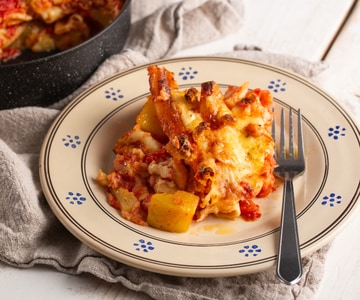 Massa e batata na panela